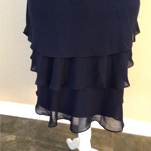 Onyx Nite Midnight Blue Layered Dress - Picture 5 of 7